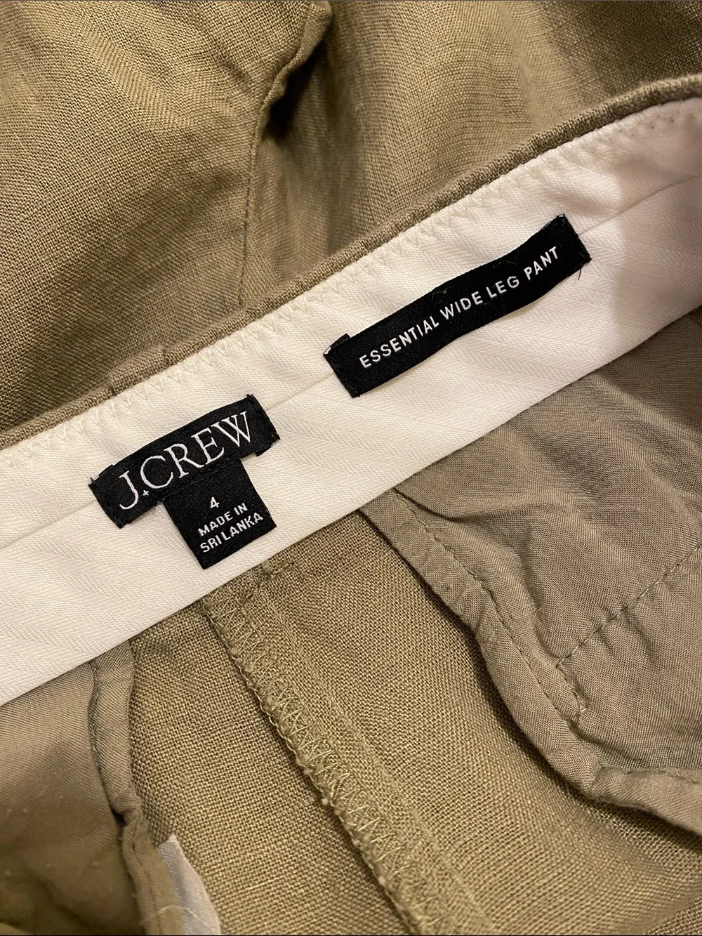 J. Crew tailored straight